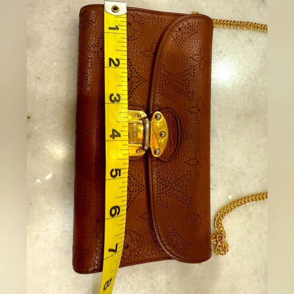 Louis Vuitton Amelia Wallet Monogram Long Wallet Cognac Brown
